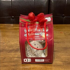 Christmas Mug Painting Kit with Snowman Design